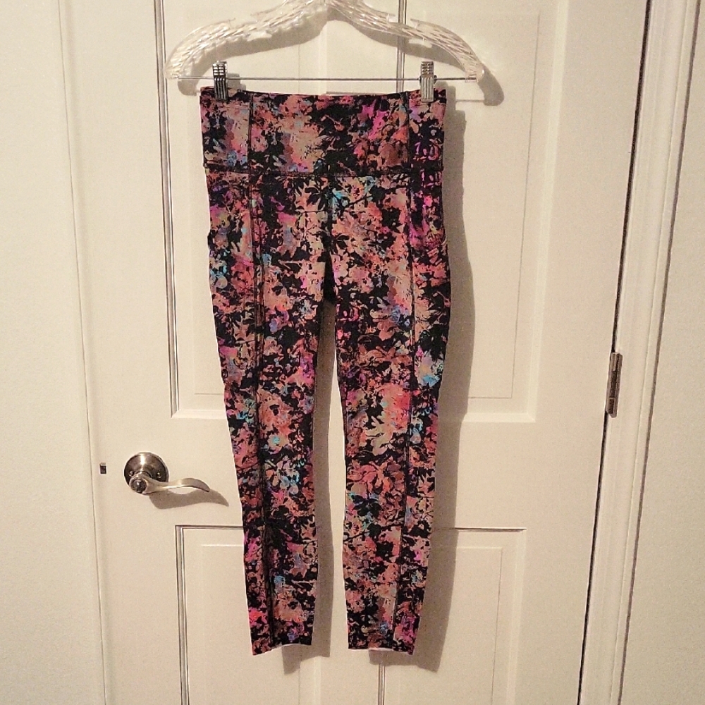 Lululemon Multi Color Floral Leggings